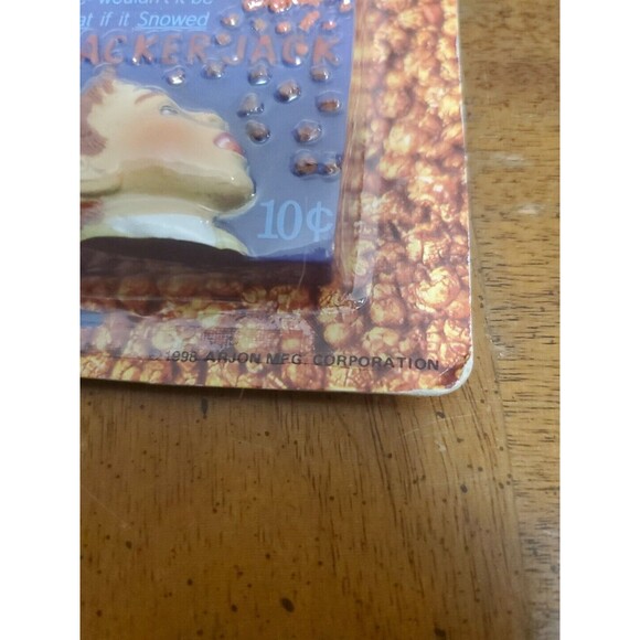 CRACKER JACK Kid Eating 10 Cent Box No 51387 Box Advertisement Magnet Vintage - Picture 4 of 4